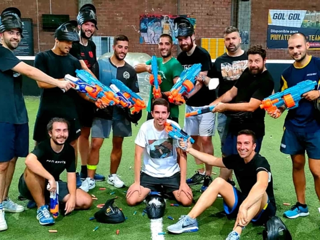 Nerf Schlacht in Barcelona 