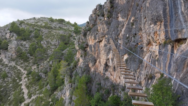 Vía Ferrata Falconera nivel K2-K3, 4 horas