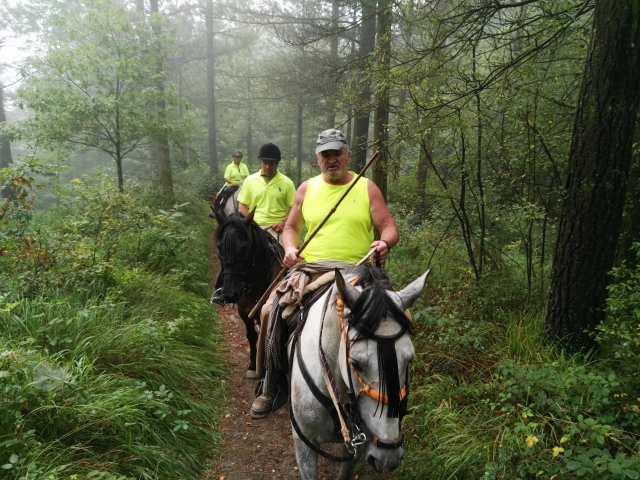 Duranle la excursión a caballo