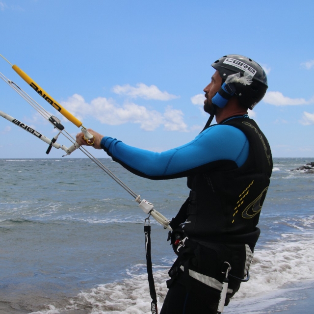  Sur le point de se mettre à l'eau 