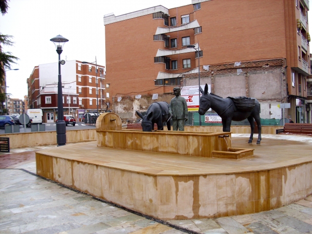 Plaza pilar de los burros