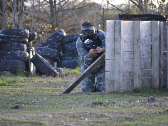 En plena partida de gotcha
