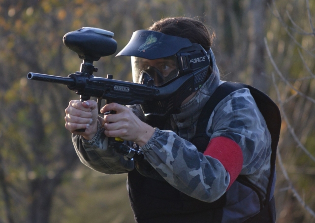  Pointant vers le marqueur 