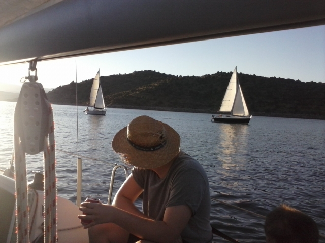 Navegando en velero por Madrid