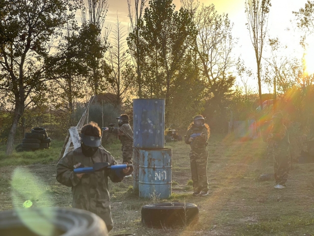  Equipé pour le paintball