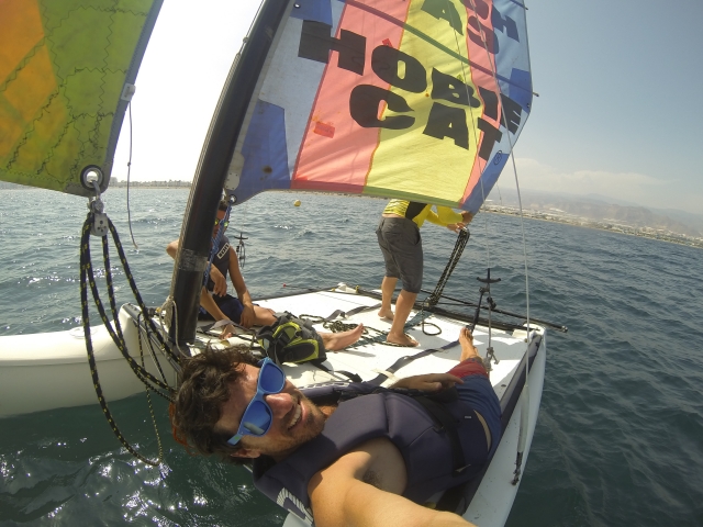 Relax en el catamaran
