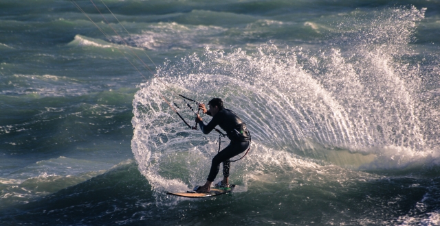 Piruetas en kitesurf
