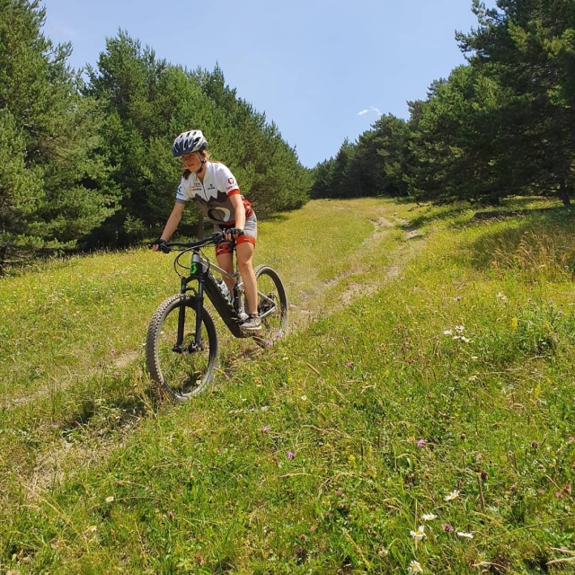  阿兰山谷的山地自行车路线 