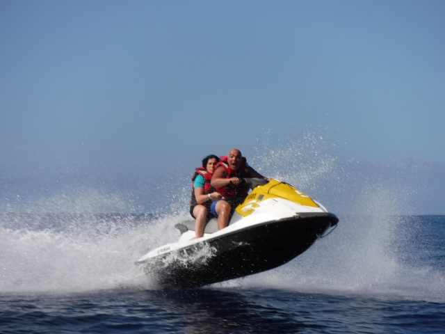 Jetski en pareja y diversion