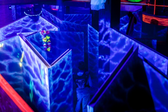 Laberinto en laser tag