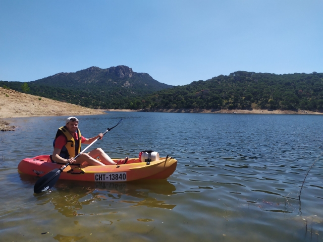  A bordo de um caiaque na Barragem de San Juan 