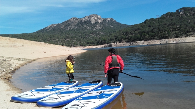 Preparandonos para el paddle surf