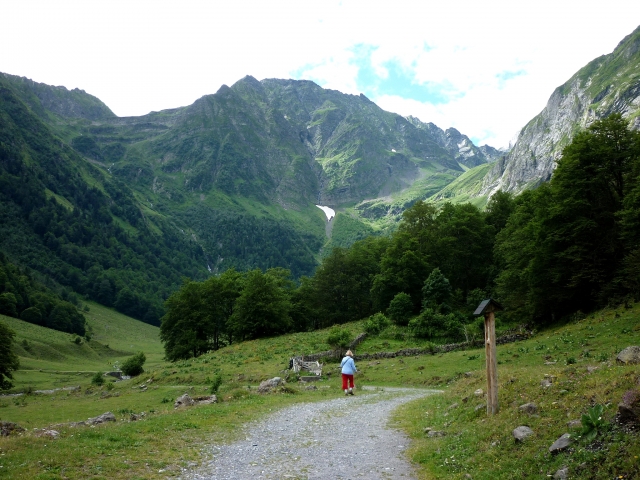 Walking in the valley 