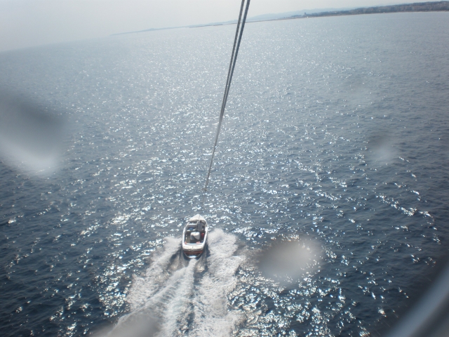 Vista desde el para parascending