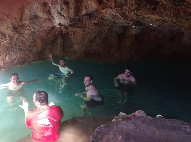 Charla en el agua con el monitor