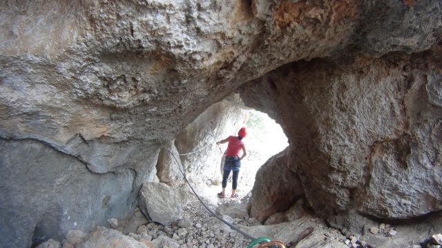  Entering the caves