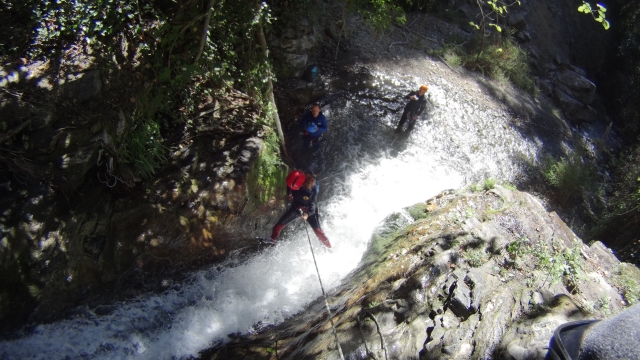 Adrenalina en el barranco