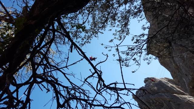  Zipline am Klettersteig 