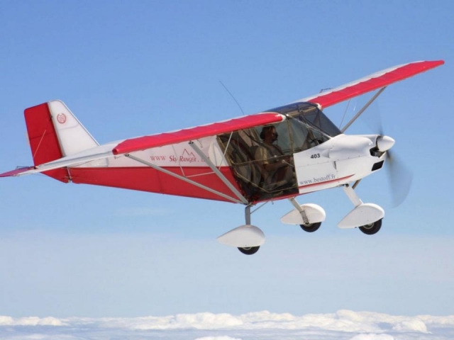 Volando en los cielos