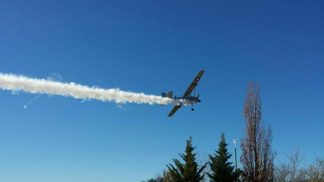 Volando la avioneta