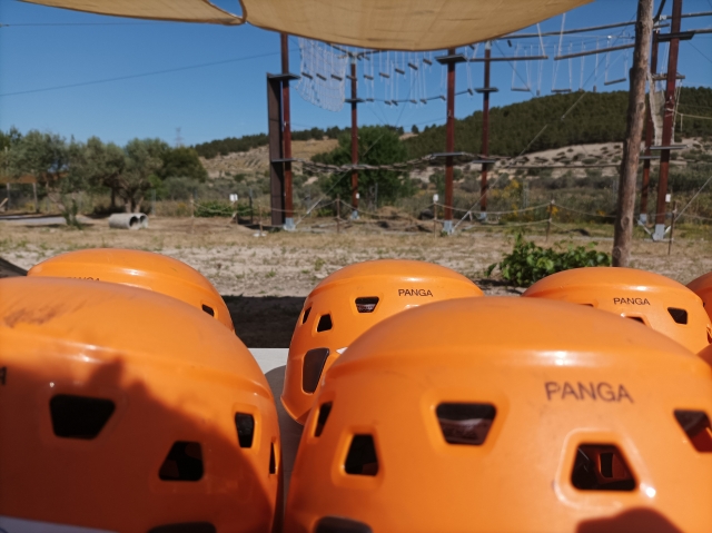  Helmets and safety equipment prepared 