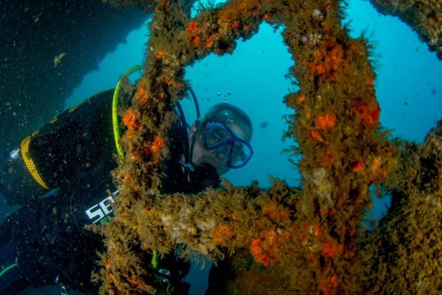  Diving baptism in Pobla de Fernals 