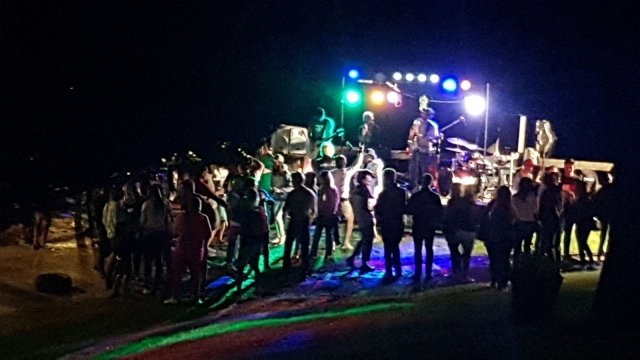 Veladas nocturnas durante el campamento 