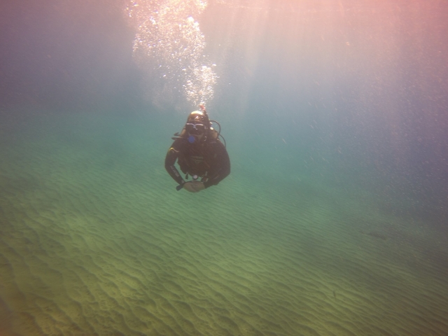 Práctica de buceo en Lanzarote