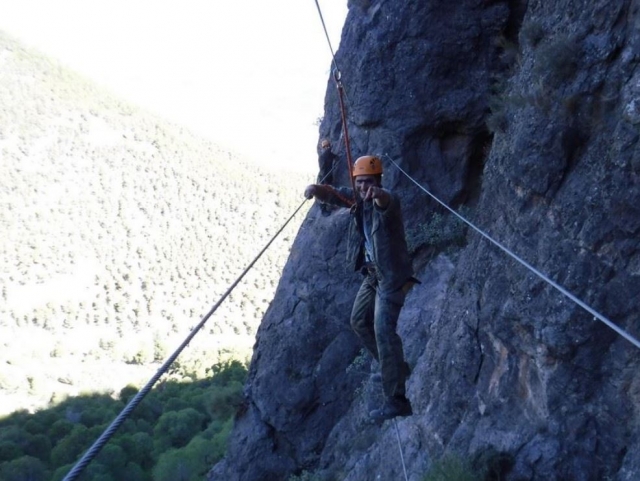 Caminando por el cable