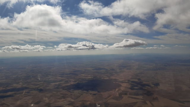 Vistas haciendo vuelo sin motor