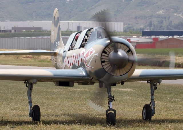  Yakovlev preparing for takeoff 