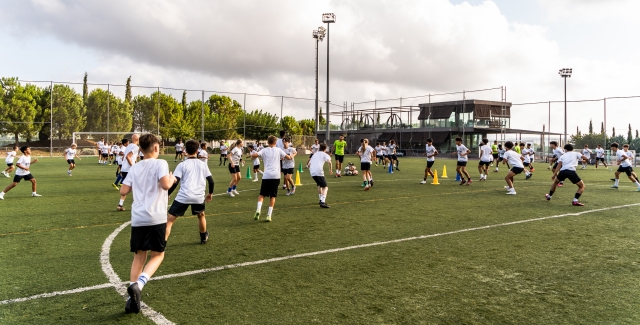 No meio do treino 