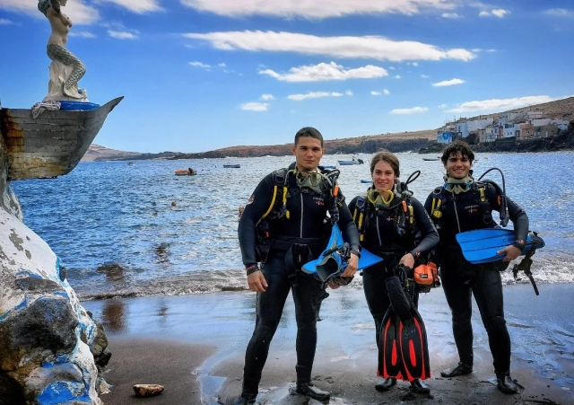 Bautismo de buceo en Gran Canaria