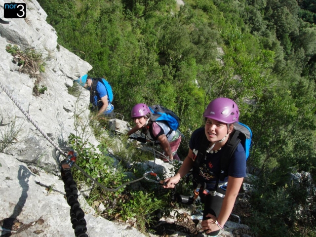  Sulla via ferrata del Caliz 