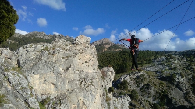  Via ferrata a Iruela ponti sospesi