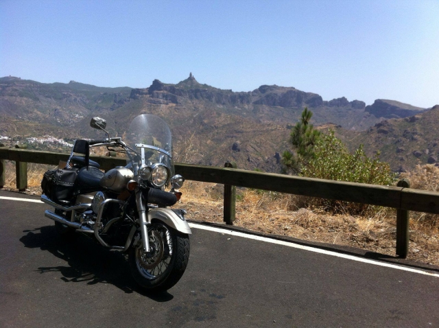 Ruta en moto en Canarias