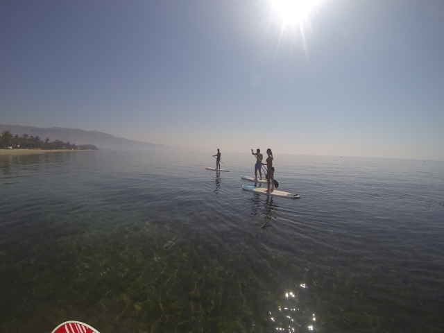  SUP excursion in Roquetas of sea