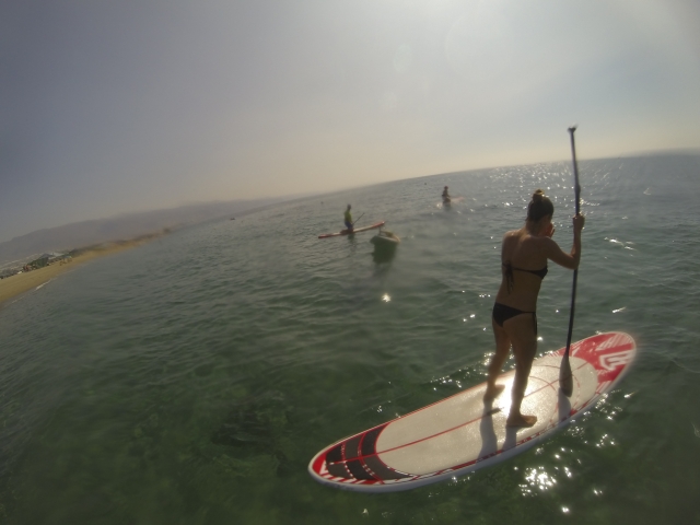 Ruta de paddle board en Roquetas