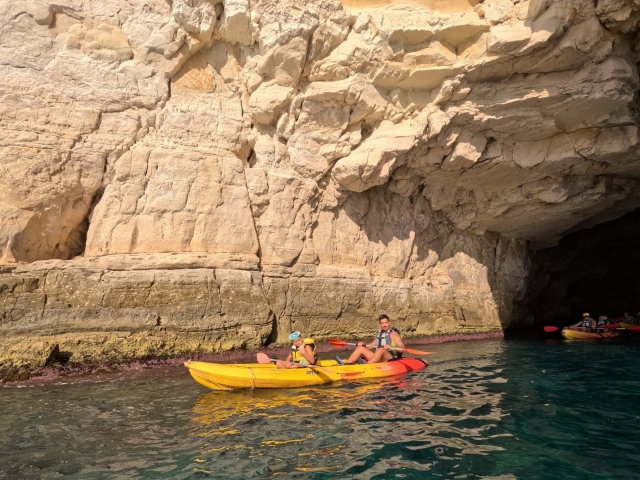 Ruta en kayak por Cabo de Gata