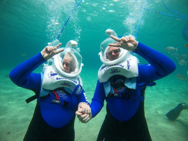 Buceo con escafandra en Lanzarote, 50 minutos