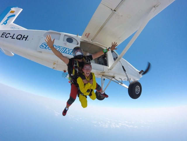  Jumping from the plane 