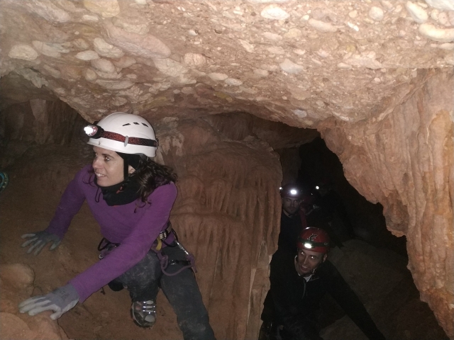 Inside the cave 