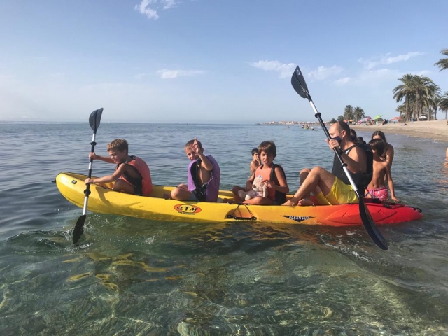 Ruta en kayak por Roquetas de Mar