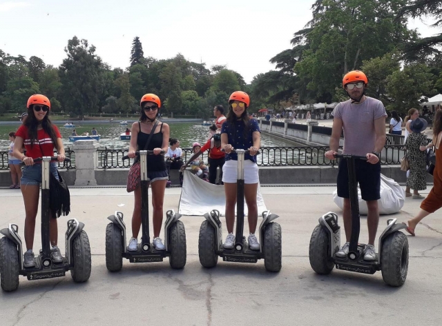 Ruta con amigos en segway