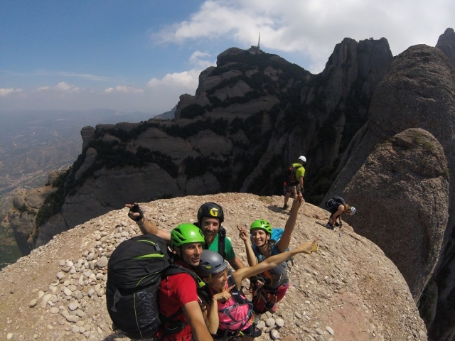  Après avoir terminé la ferrata 