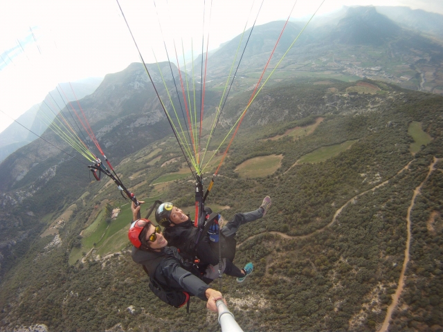 Vol en parapente 