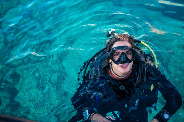 Pronto para mergulhar