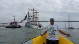 Navegar en barco en playa Camarón 7 personas