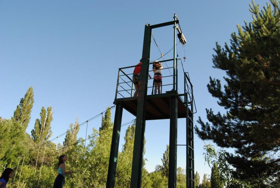 Tirolina in the English Adventure Camp Tirolina in the English Adventure Camp