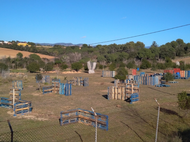  Circuit de palettes de paintball 